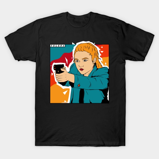 yelena - Favorite female superhero T-Shirt by super villain